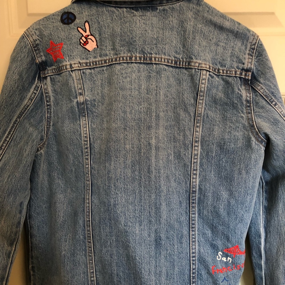 Patchwork Levi’s Trucker Jean Jacket - image 7